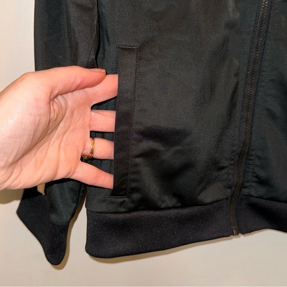 Adidas Track Jacket Three Stripes Children’s Size 14 - Picture 4 of 8